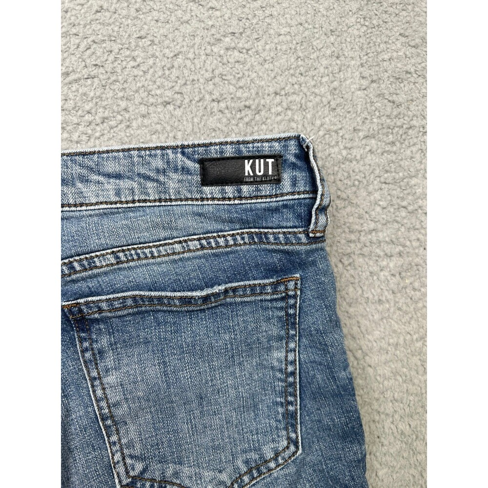 Kut from the Kloth Bermuda denim shorts sz 10 - Picture 6 of 10